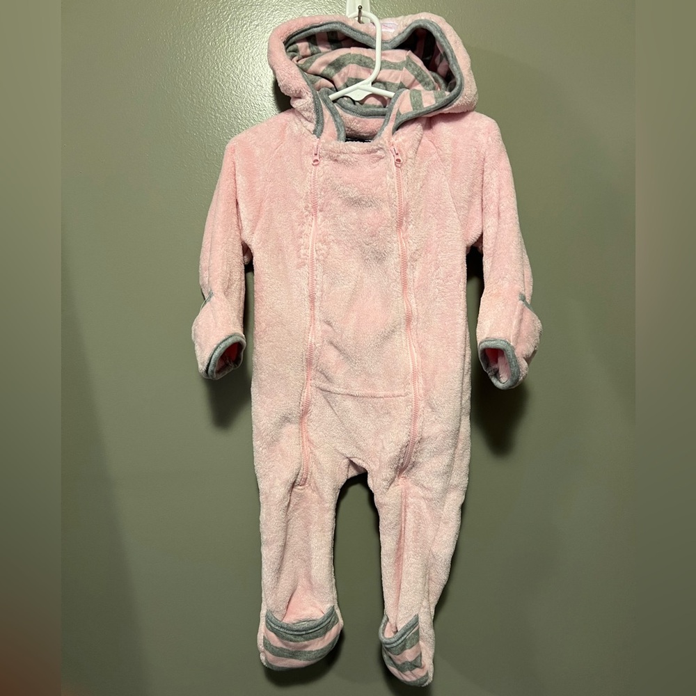 🔴 Rugged bear, girls Sherpa coveralls, 6-9 months